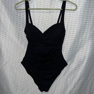 La Blanca black one piece swim 👙